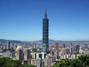 Der 101 Stockwerke hohe Taipeh Tower