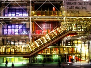 Centre Pompidou bei Nacht
