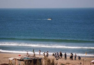 Strand am Gazastreifen