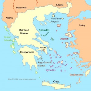 Inselgruppen von Griechenland