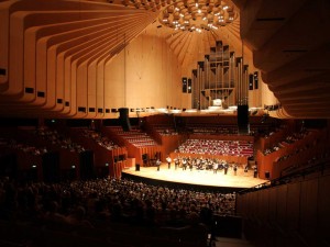 Der große Konzertsaal im Opernhaus in Sydney
