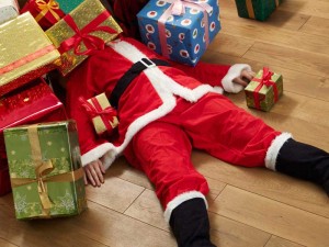 Nach 24 Tagen macht auch der Weihnachtsmann schlapp